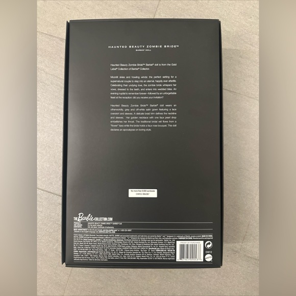 Rare MINT Haunted Beauty Zombie bride Barbie, NRFB with shipper - Stunning!! - Picture 5 of 8